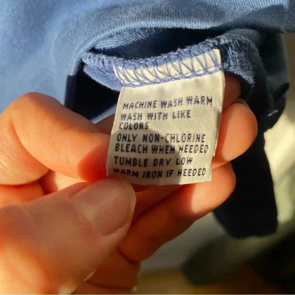 Polo Ralph Lauren Men’s Medium Blue Short Sleeve Collared Shirt - Picture 7 of 10